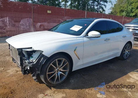 2021 Genesis G70 2.0T Rwd из США, поврежденный, VIN KMTG44LA7MU067094